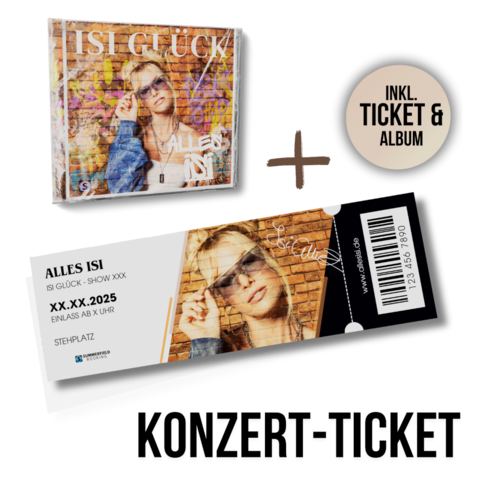 Alles Isi by Isi Glück - CD + Family-Konzert-Bundle Dortmund - shop now at IKKE Hüftgold store